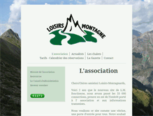 Tablet Screenshot of loisirs-montagne.fr